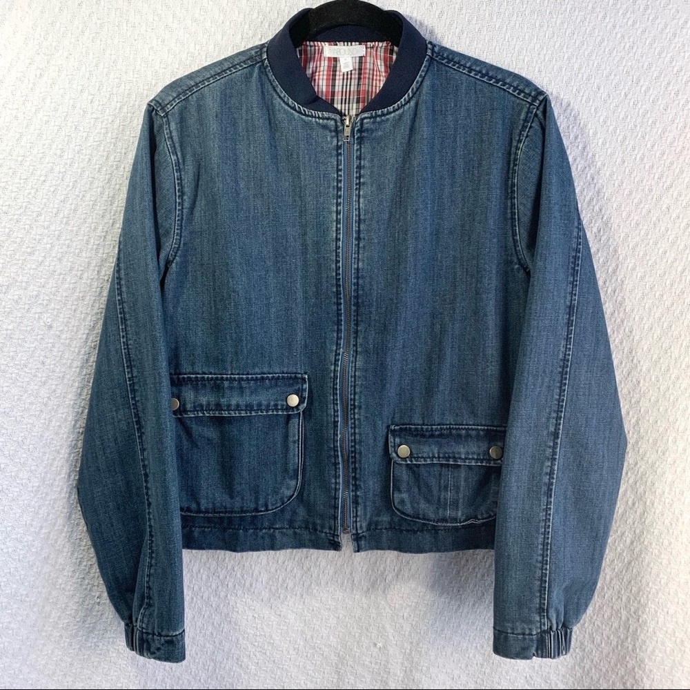 Denim Bomber Jacket